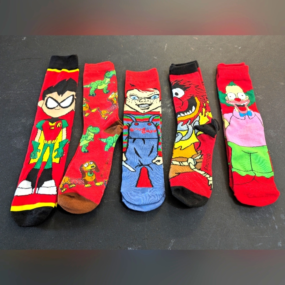 Graphic Cartoon Socks